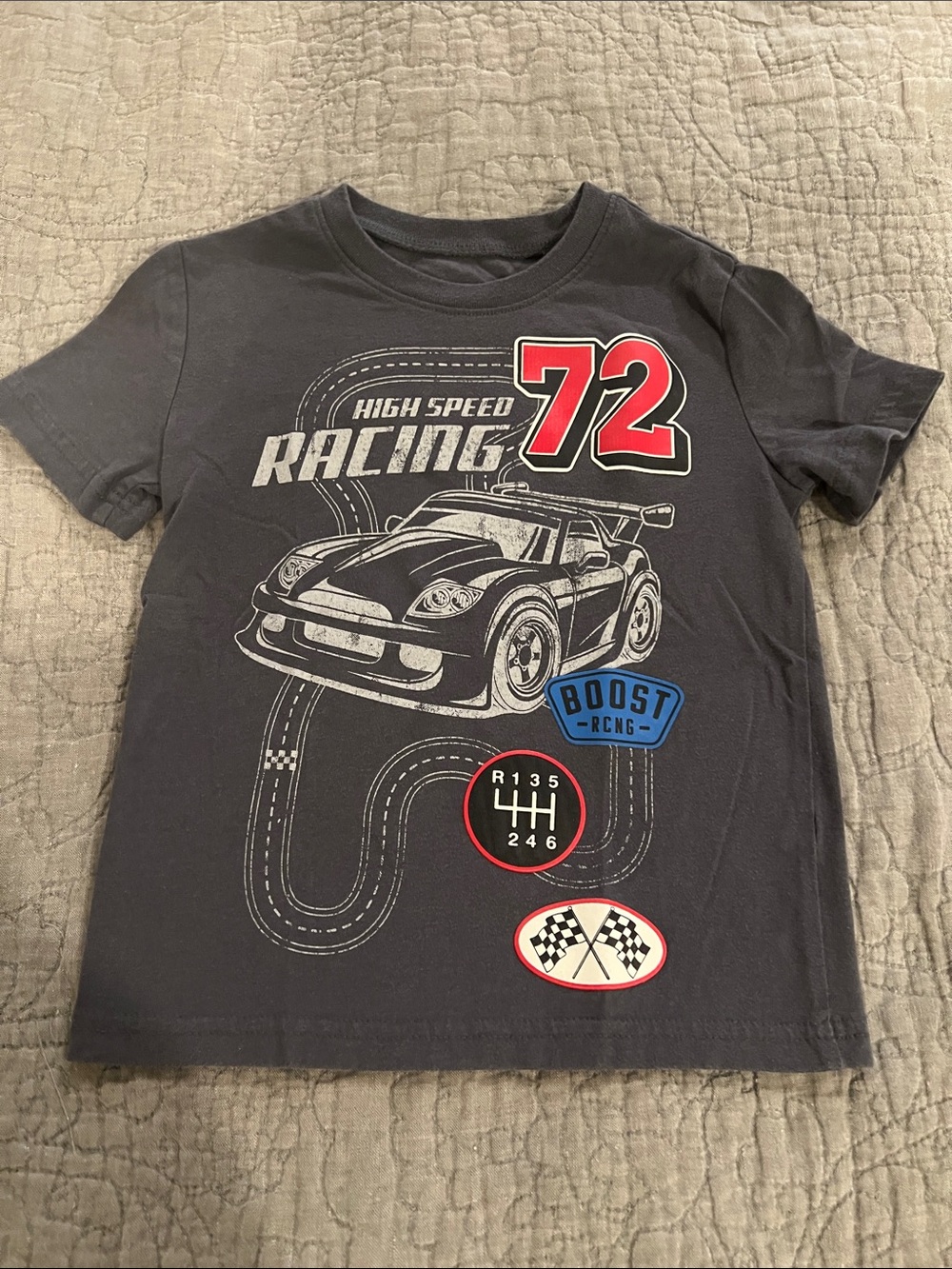 High Speed Racing 72 Kids T-Shirt - Black